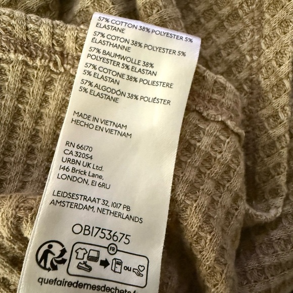 Free People We the Free Coraline Boho Casual Thermal Size Small NWOT - Picture 3 of 14